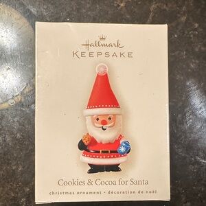 Hallmark Keepsake Red Santa Ornament 2008
